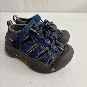 Keen Newport Navy Blue Sandals Child Size 8
